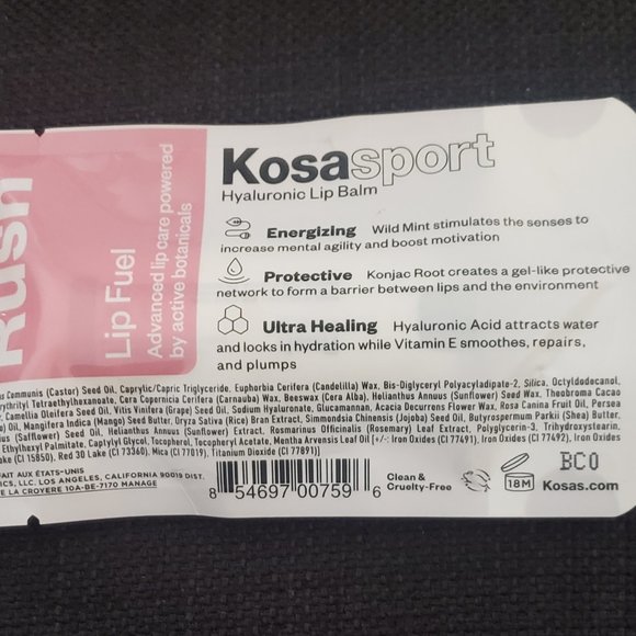 Kosas Kosasport LipFuel Hyaluronic Acid Lip Balm $20 - Picture 3 of 7
